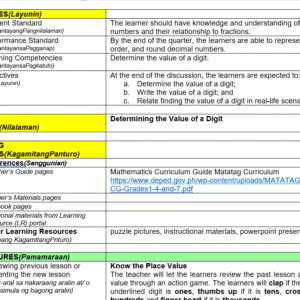 Semi-Detailed LP for CO/Teacher Applicants with Annotations - MATH 4