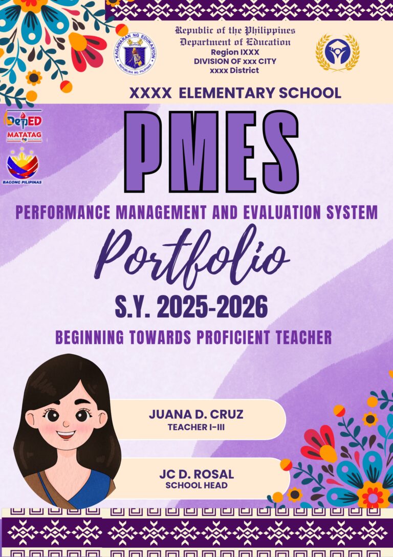 Pmes Layout PMES DESIGNS FOR SY 2025-2026 - Kaguro Ph