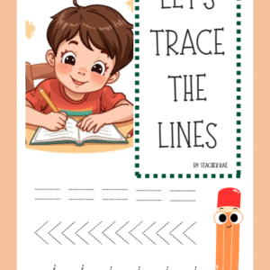 FREE | My Printable Tracing Lines A4 (20 Pages) | Fine Motor Skills & Pre-Writing Workbook for Preschool & Kindergarten