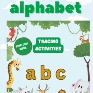 Animals Alphabet Lowercase Tracing Activities Workbook (A–Z Printable PDF for Toddlers & Preschoolers)