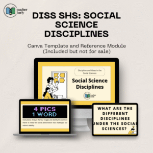 DISS Grade 11: Social Science Disciplines | Canva Template + Reference Module