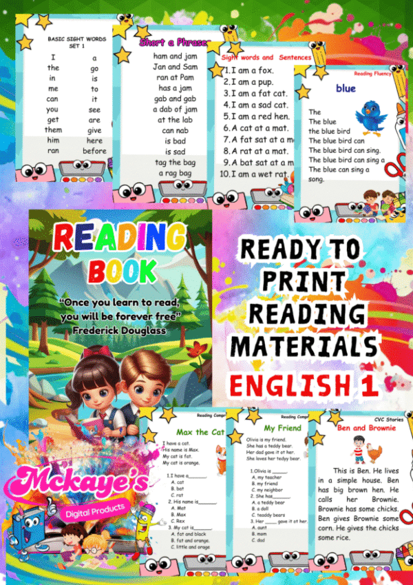 Reading Book in English for Grade 1 - Kaguro Ph