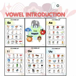 VOWEL INTRODUCTION AND CVC WORD LIST