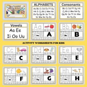 Alphabet Worksheets for Kids