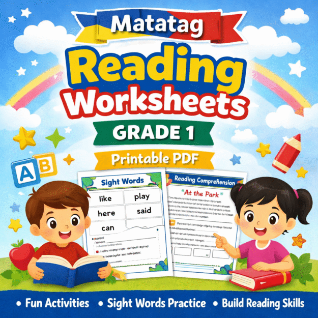 Matatag Reading Worksheets – Grade 1 | Fun & Interactive PDF
