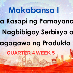 Classroom Observation Makabansa 1 Q4 Week 5