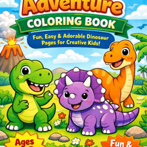 DINOSAUR ADVENTURE COLORING BOOK