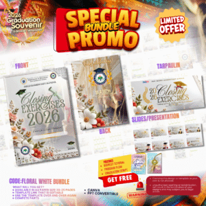Graduation Souvenir 2026-FLORAL WHITE BUNDLE PLUS 1