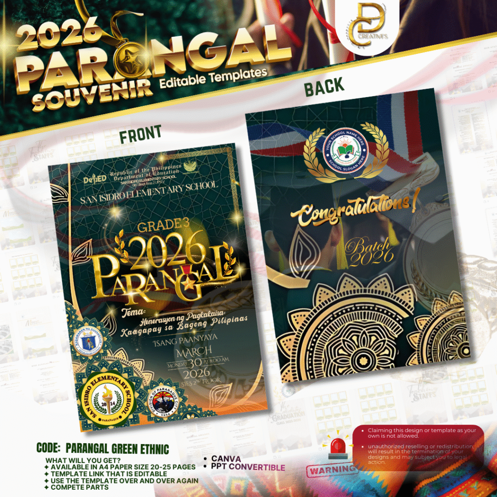 PARANGAL 2026 SOUVENIR- ETHNIC GREEN - Kaguro Ph