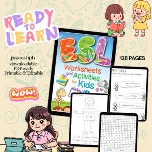 ESL WORKSHEETS & ACTIVITY//128 PAGES