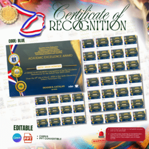 PARANGAL 2026 CERTIFICATE EDITABLE -Blue