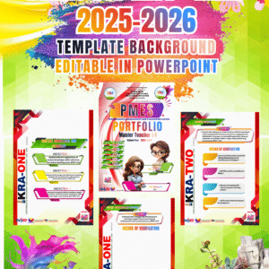 PMES Template Background for Master Teacher I – Master Teacher II (Editable PowerPoint)