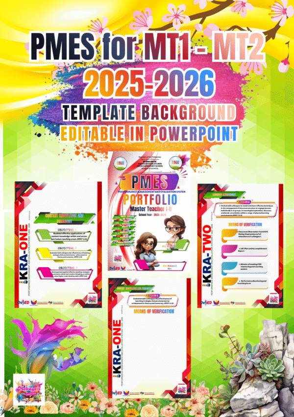 PMES 2025-2026 Template Background for MTI – MTII (Editable PowerPoint ...