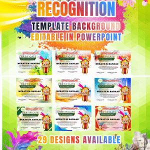 CERTIFICATE FOR RECOGNITION TEMPLATES EDITABLE IN POWERPOINT
