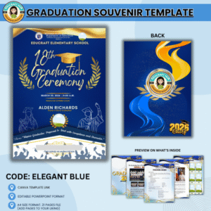 ELEGANT BLUE GRADUATION 2026 SOUVENIR