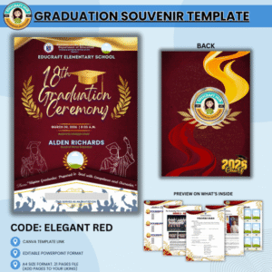 ELEGANT RED GRADUATION 2026 SOUVENIR