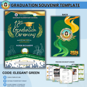 ELEGANT GREEN GRADUATION 2026 SOUVENIR