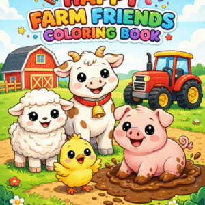 HAPPY FARM FRIENDS COLORING BOOK