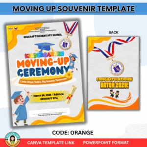 ORANGE - MOVING UP SOUVENIR TEMPLATE