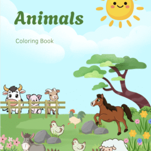Farm Animals Coloring Book