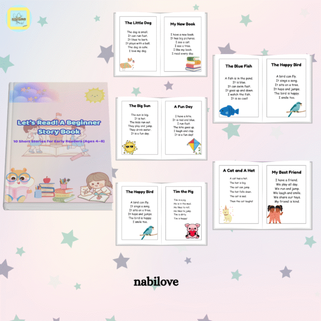 Let’s Read! A Beginner Story Book 10 Short Stories for Early Readers (Ages 4–8)