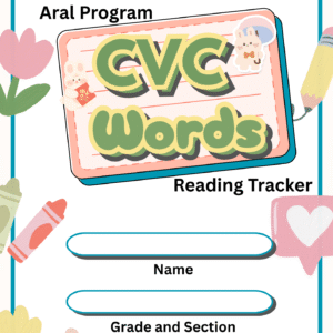 CVC Words Reading Tracker