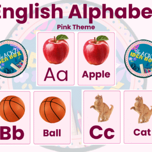 Alphabet Letters Flashcards for Kids (A-Z