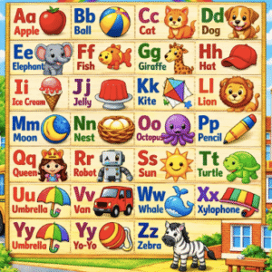 English Alphabet Poster