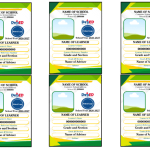 DepEd Learner School ID Template in PPTX Format