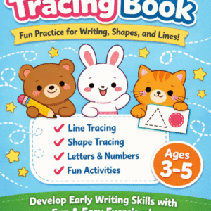 My Tracing Book: Fun Practice for Writing, Shapes and Lines