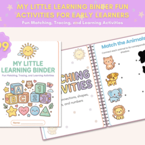 My Little Learning Binder Fun Activities for Early Learners