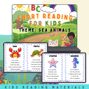 Sea Animals Short Reading for Kids