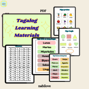 Tagalog Learning Materials (Fun & Easy Filipino Language Guide for Beginners)