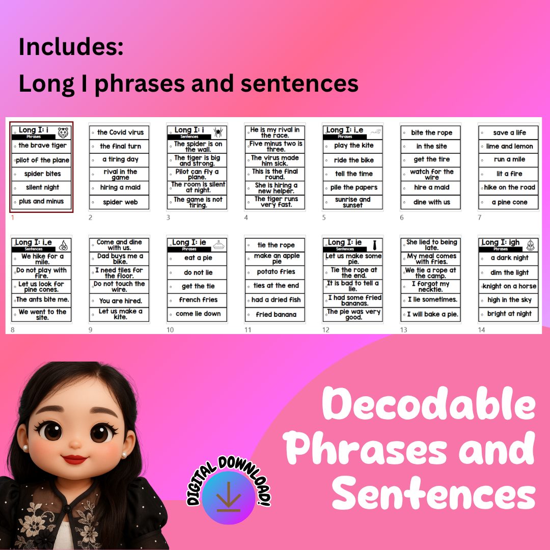 DECODABLE PHRASES AND SENTENCES FOR BEGINNING READERS - Image 9
