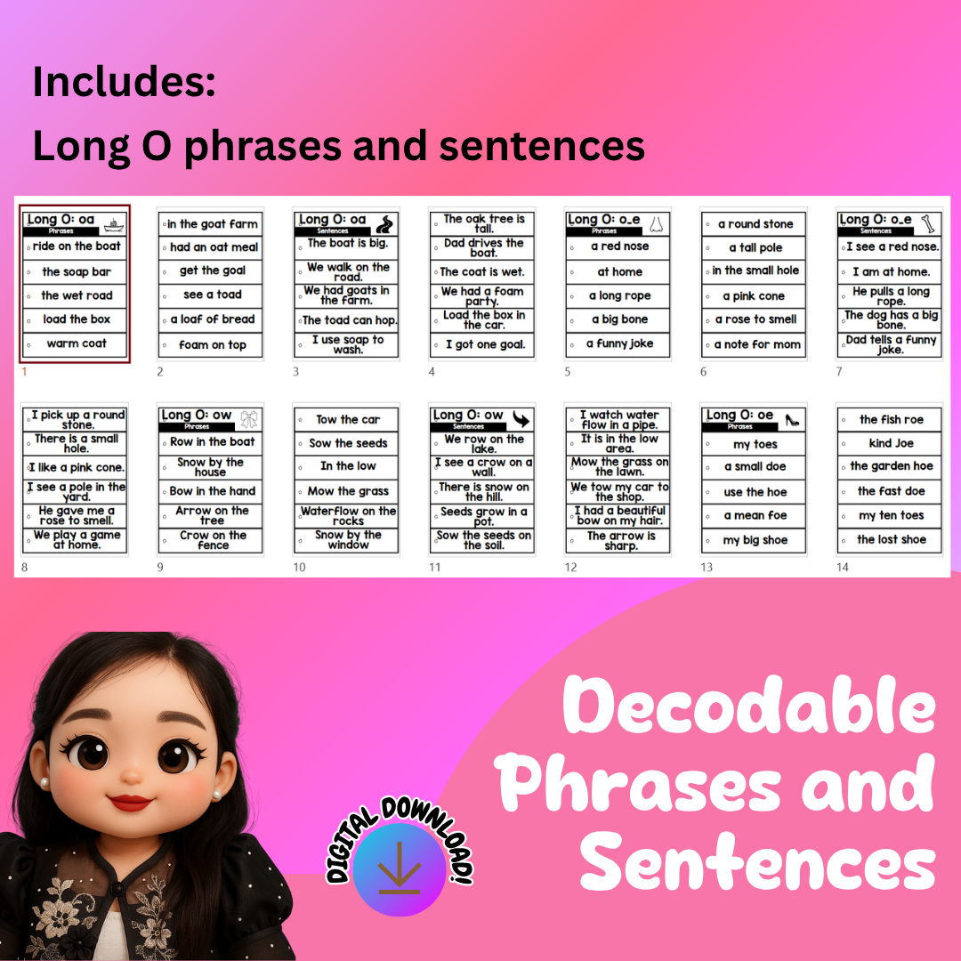 DECODABLE PHRASES AND SENTENCES FOR BEGINNING READERS - Image 10