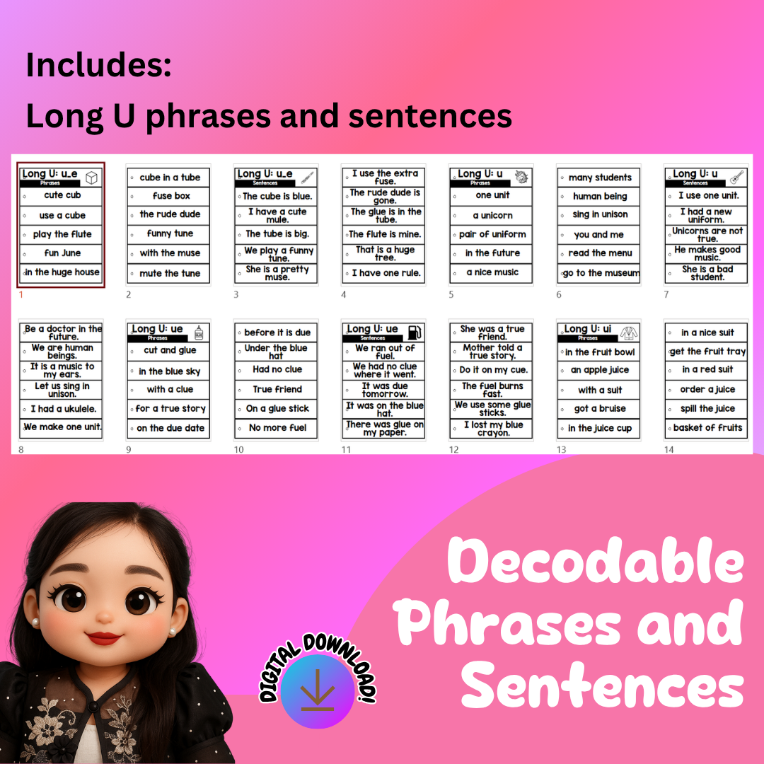 DECODABLE PHRASES AND SENTENCES FOR BEGINNING READERS - Image 11