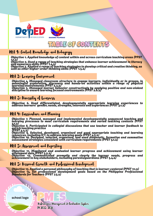 Pmes Layout PMES TEMPLATE LUCKY CHARM THEME FOR BEGINNING TOWARDS PROFICIENT ...