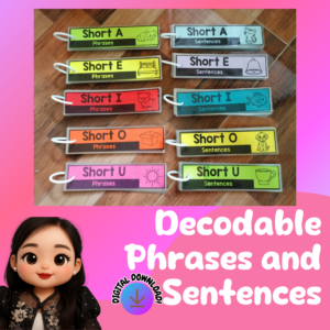 DECODABLE PHRASES AND SENTENCES FOR BEGINNING READERS