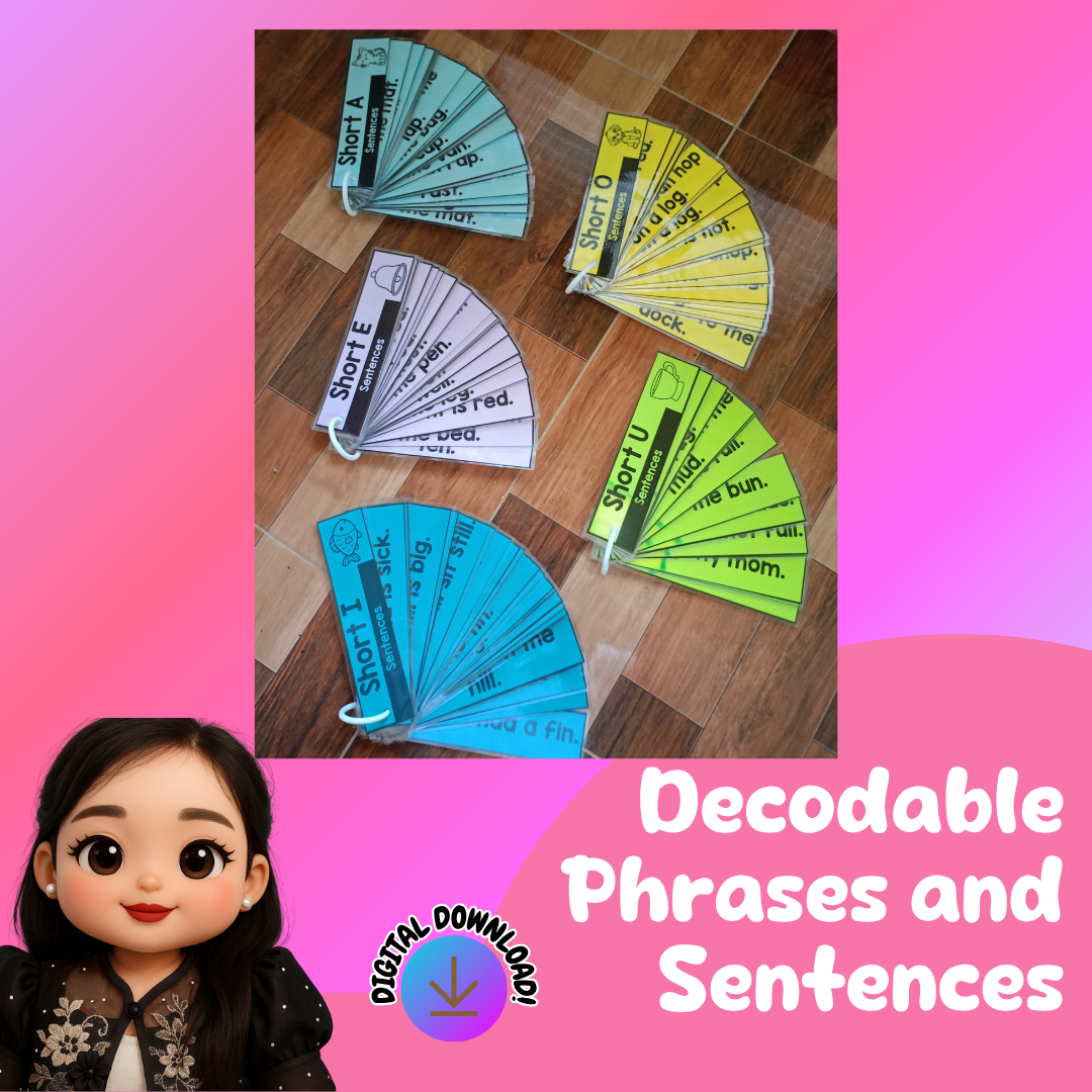DECODABLE PHRASES AND SENTENCES FOR BEGINNING READERS - Image 2