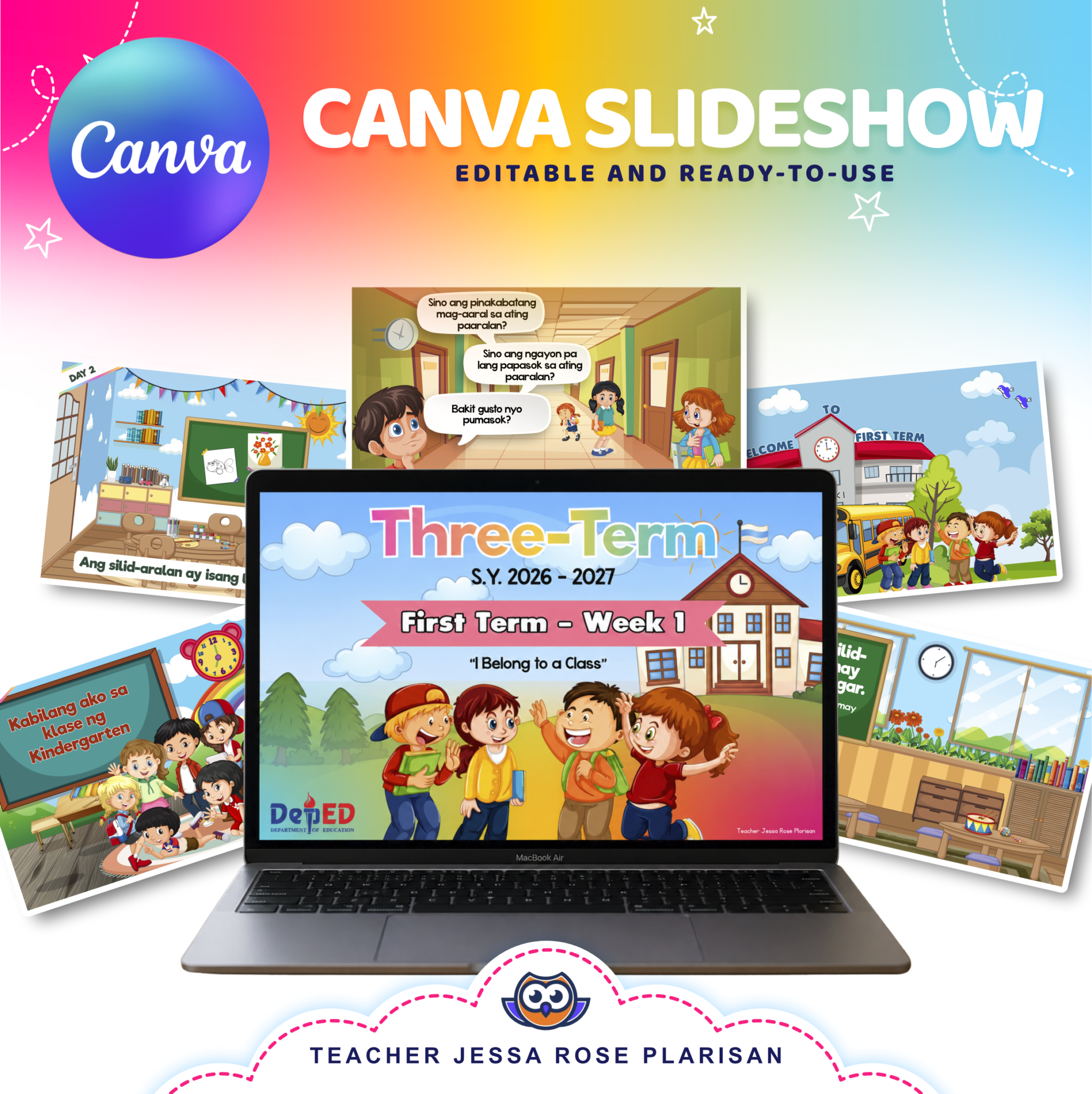 First Term Folder WEEK 1 – KINDERGARTEN FIRST TERM COMPLETE PACKAGE - Kaguro Ph