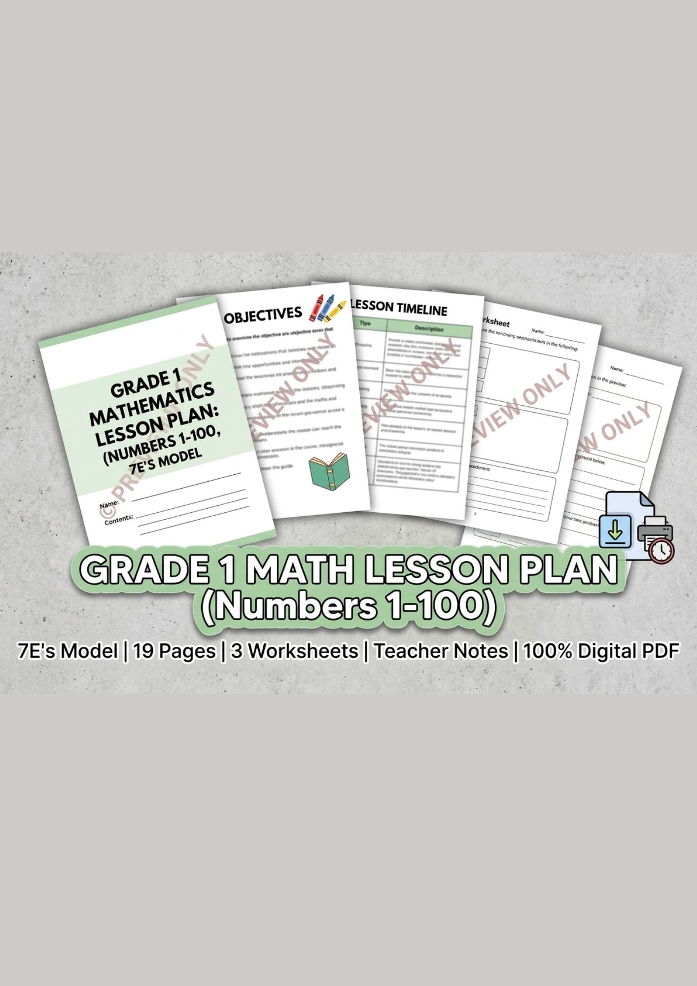 Grade 1 Math Lesson Plan – Numbers 1–100 (7E’s Model | MATATAG Aligned ...