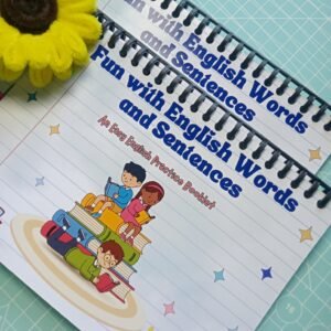 Fun With English Words and Sentences/ Reading Booklet for Kids
