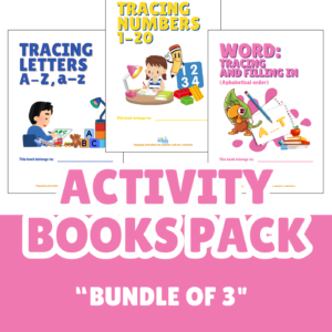 Preschool Bundle of 3 Tracing Activities