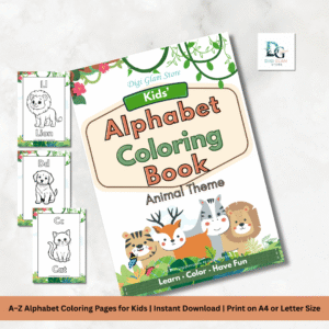 Kids’ Alphabet Coloring Book