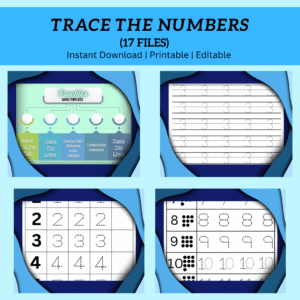 Trace the Numbers | 17 Files | Printable