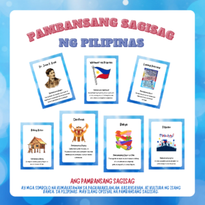MGA PAMBANSANG SAGISAG NG PILIPINAS FLASHCARDS