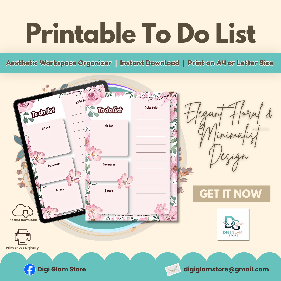 Aesthetic Teacher To-Do List Planner - Kaguro Ph