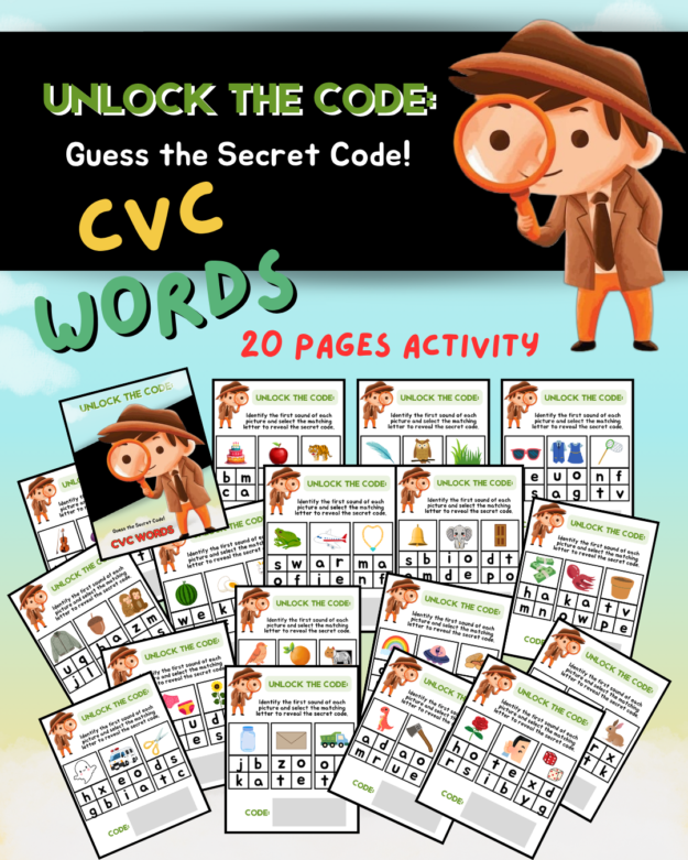 CVC Words (Unlock the code)