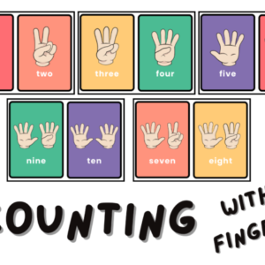 Counting Fingers Flashcard