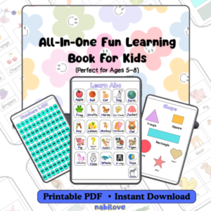 All-in One Fun Learning Book for Kids (Perfect for Beginners!)